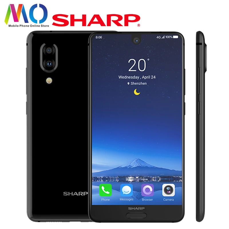 Global Version SHARP AQUOS C10 S2 Android mobile phone 4GB RAM 64GB ROM 5.5'' Snapdragon Octa Core Face ID NFC 12MP SmartPhone
Global Version SHARP AQUOS C10 S2 Android mobile phone 4GB RAM 64GB ROM 5.5'' Snapdragon Octa Core Face ID NFC 12MP SmartPhone