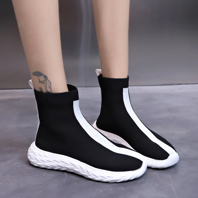 Women Shoes 2019 Knitted Slip on Female Flat Shoes Tenis Feminino Casual Mesh Walking Footwear Sneakers Women Vulcanize Shoes 
Women Shoes 2019 Knitted Slip on Female Flat Shoes Tenis Feminino Casual Mesh Walking Footwear Sneakers Women Vulcanize Shoes