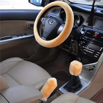 3Pcs/Set Furry Steering Wheel Cover Soft Plush Wool Steering Wheel Cover Furry Fluffy Car Steering Wheel Cover Car Interior
3Pcs/Set Furry Steering Wheel Cover Soft Plush Wool Steering Wheel Cover Furry Fluffy Car Steering Wheel Cover Car Interior