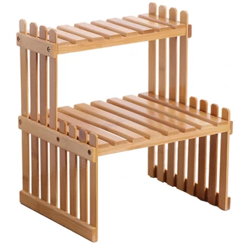 2 Layers Bamboo Storage Rack Kitchen Spice Jar Bottle Seasoning Rack Decoration Organizer Shelf Desktop Racks
2 Layers Bamboo Storage Rack Kitchen Spice Jar Bottle Seasoning Rack Decoration Organizer Shelf Desktop Racks