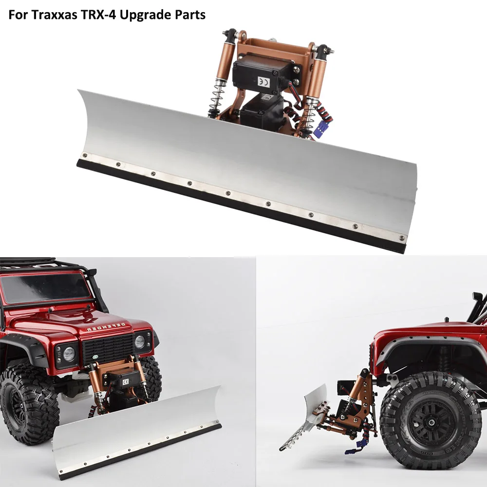 Aluminum TRX-4 Snow Plows Servo Shovel Sand Sweeping Tools for Traxxas TRX4 Bronco Defender Ford G-500 TRX-6 G63 RC Crawler
Aluminum TRX-4 Snow Plows Servo Shovel Sand Sweeping Tools for Traxxas TRX4 Bronco Defender Ford G-500 TRX-6 G63 RC Crawler