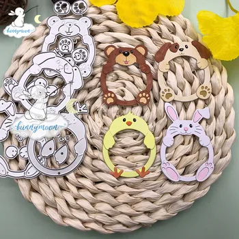 Bunnymoon New Lovely Animals Metal Cutting Dies Stencils for DIY Scrapbooking/photo Album stamps Decorative Embossing DIY Paper
Bunnymoon New Lovely Animals Metal Cutting Dies Stencils for DIY Scrapbooking/photo Album stamps Decorative Embossing DIY Paper