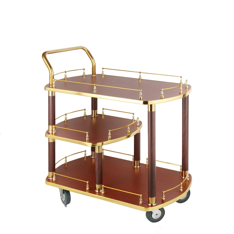 The hotel restaurant supplies the stainless steel wine truck tea cake truck 4S store trolley.
The hotel restaurant supplies the stainless steel wine truck tea cake truck 4S store trolley.