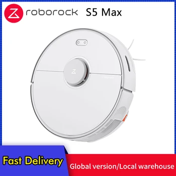 

Roborock S5 MAX Robot Vacuum Cleaner XIAOMI MIJIA Robot With WIFI APP For Home Update S50 S55 Smart Planned Washing Mopping 2Kpa