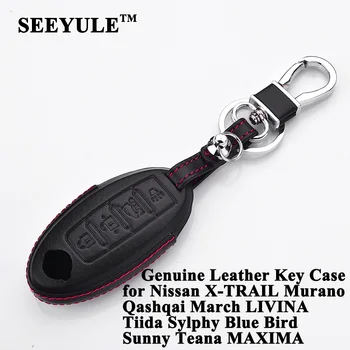 1pc SEEYULE Genuine Leather Car Key Case Shell Cover Storage Bag Protector Organizer for Nissan X-TRAIL Tiida Sylphy Sunny Teana
1pc SEEYULE Genuine Leather Car Key Case Shell Cover Storage Bag Protector Organizer for Nissan X-TRAIL Tiida Sylphy Sunny Teana