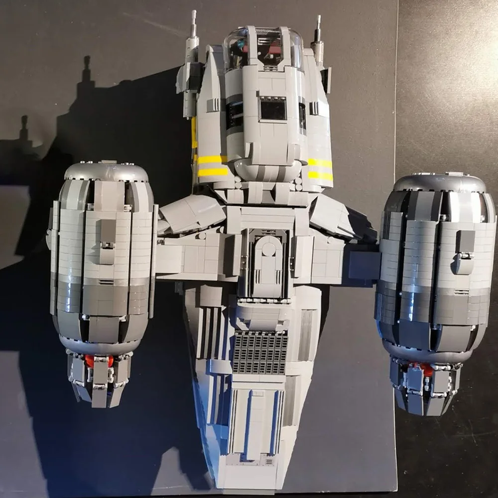 MOC Block UCS 37840 бритва крест от Papaglop модель совместимая с космическими игрушками