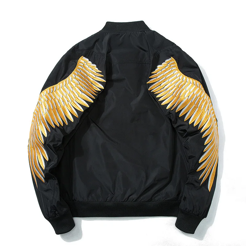 Chtengiber Baseball Men's Bomber Jacket Wing Print Zipper Sukajan Tooling Jacket Tops For Male Cloth Coats Jaqueta Masculino
Chtengiber Baseball Men's Bomber Jacket Wing Print Zipper Sukajan Tooling Jacket Tops For Male Cloth Coats Jaqueta Masculino