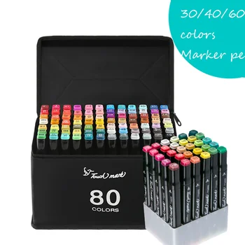 30/40/60 Colors Marker Pen Set Animation Sketch Marker Dual Head Drawing Art Brush Pens
30/40/60 Colors Marker Pen Set Animation Sketch Marker Dual Head Drawing Art Brush Pens