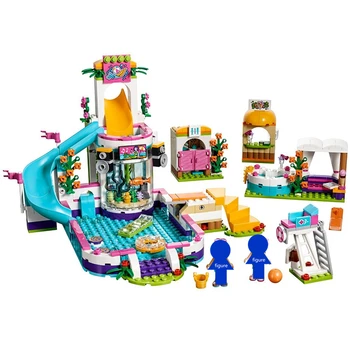 37029 Building Blocks kids toys The Heartlake Summer Pool model kit Bricks figure Educational toys for children Compatible
37029 Building Blocks kids toys The Heartlake Summer Pool model kit Bricks figure Educational toys for children Compatible