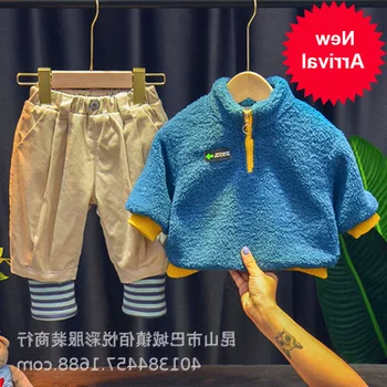 Clothes Baby Boy winter Boy Clothing Set Long sleeves Leisure boys Plush sweater+plush T-shirt+plush jeans 3pcs kids sets 2-6YR
Clothes Baby Boy winter Boy Clothing Set Long sleeves Leisure boys Plush sweater+plush T-shirt+plush jeans 3pcs kids sets 2-6YR