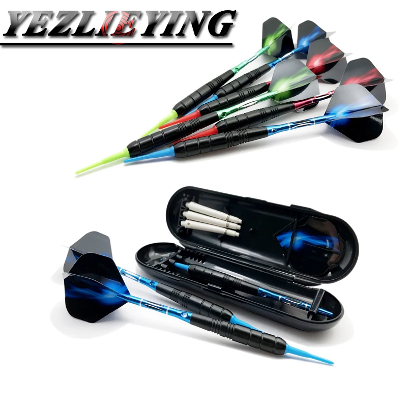 3Pcs/Set Professional Darts Soft darts 18g Electronic Darts with 3 Extra Plastic Shaft/Deluxe Dart Case Darts Soft Tips Set
3Pcs/Set Professional Darts Soft darts 18g Electronic Darts with 3 Extra Plastic Shaft/Deluxe Dart Case Darts Soft Tips Set
