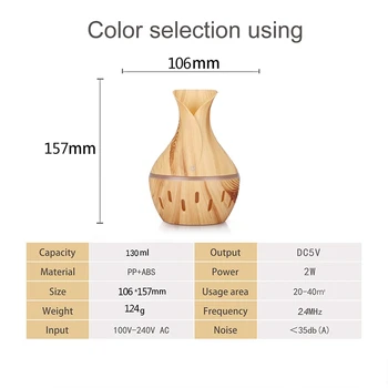 Aromatherapy Essential Oil Diffuser Mini Usb Air Humidifier Portable Ultrasonic Atomizing Humidifier Air Purifier Led Night Ligh
Aromatherapy Essential Oil Diffuser Mini Usb Air Humidifier Portable Ultrasonic Atomizing Humidifier Air Purifier Led Night Ligh