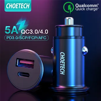 CHOETECH Quick Charge 3.0 mini USB Car Charger for Samsung Xiaomi Dual Usb QC 3.0 Auto PD Fast Charger for Huawei mate 30 20
CHOETECH Quick Charge 3.0 mini USB Car Charger for Samsung Xiaomi Dual Usb QC 3.0 Auto PD Fast Charger for Huawei mate 30 20