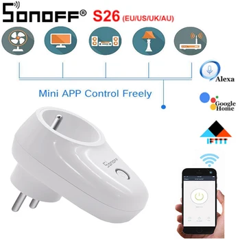 S26 Wifi Smart Socket Wireless Remote Control Charging Adapter Smart Home Power Sockets US/UK/EU Work With Aleax Google Home
S26 Wifi Smart Socket Wireless Remote Control Charging Adapter Smart Home Power Sockets US/UK/EU Work With Aleax Google Home