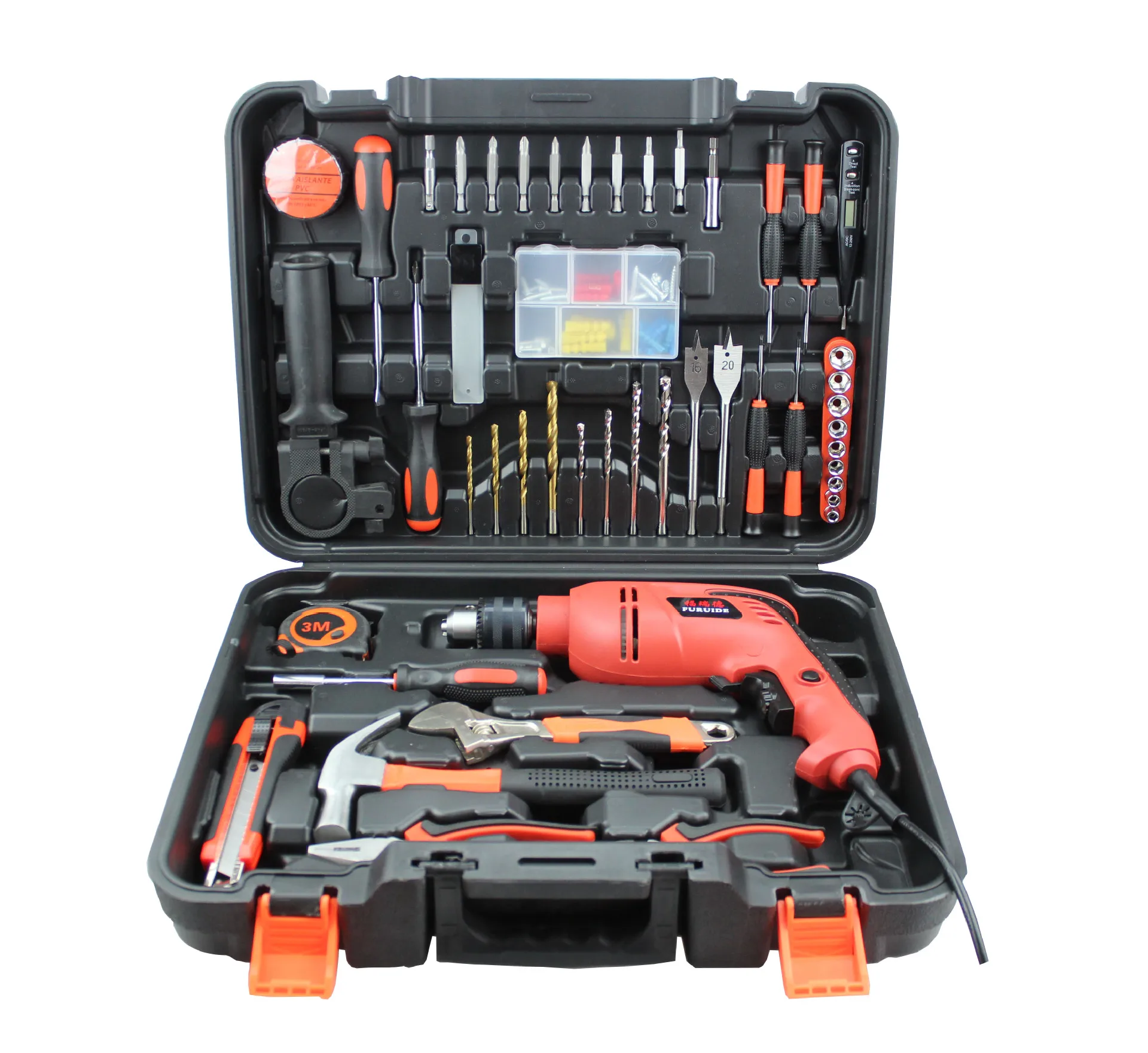 Household Hardware Kits Electrician Maintenance Combination Manual Tool Box Set Multi-functional Impact Drill
Household Hardware Kits Electrician Maintenance Combination Manual Tool Box Set Multi-functional Impact Drill