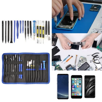 17 in 1 Phone Tablet Repair Hand Tools Kit Dual Ends Spudger Pry Opening Tool Screwdriver Tweezer Set for iPhone iPad
17 in 1 Phone Tablet Repair Hand Tools Kit Dual Ends Spudger Pry Opening Tool Screwdriver Tweezer Set for iPhone iPad