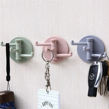 Rotating strong viscose toilet hook wall-mounted self-adhesive kitchen hook multi-function wall-mounted hook
Rotating strong viscose toilet hook wall-mounted self-adhesive kitchen hook multi-function wall-mounted hook