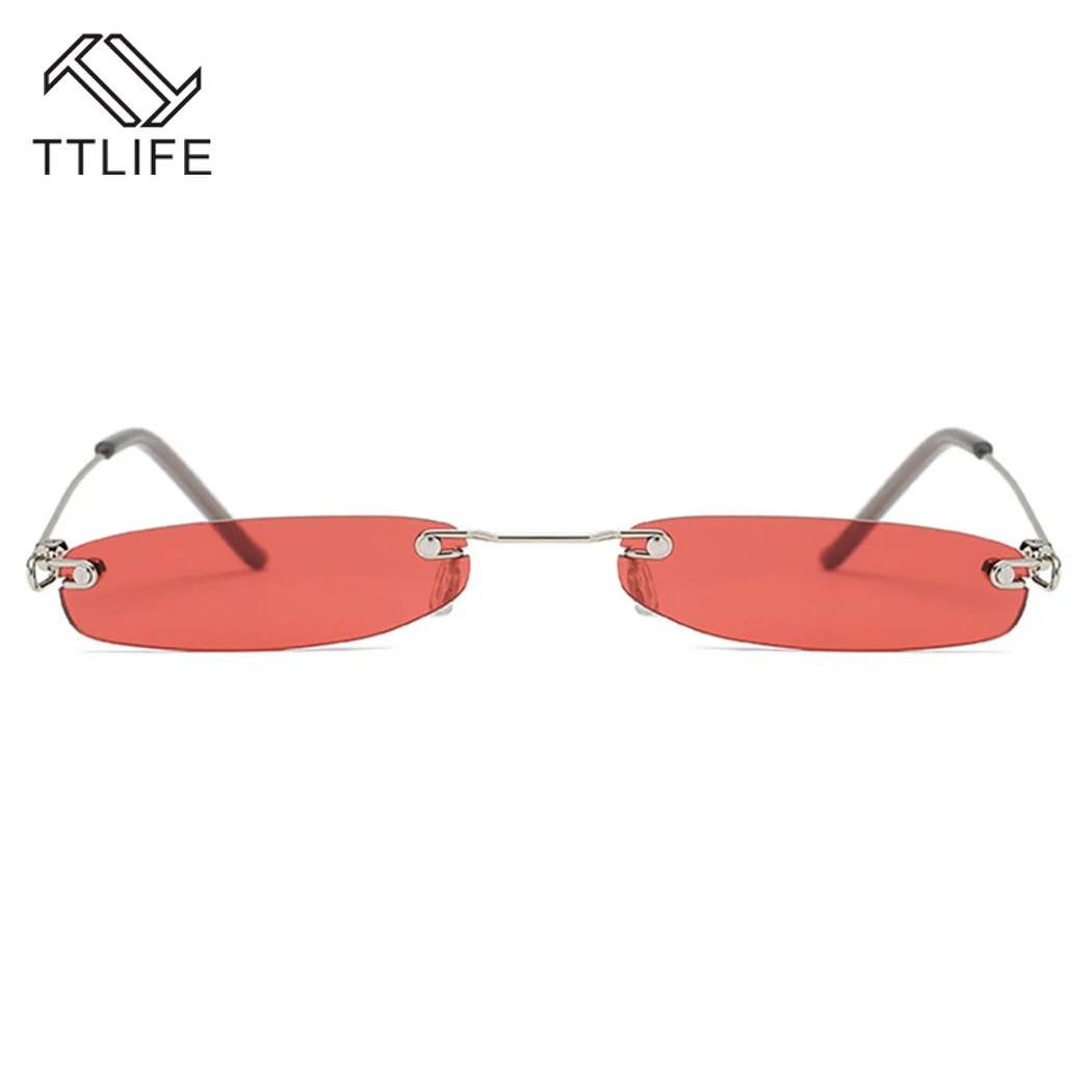 TTLIFE Small Red Rimless Rectangle Sunglasses 2020 Unisex Designer Tiny Narrow Frameless Tint Sun Glasses Shades
TTLIFE Small Red Rimless Rectangle Sunglasses 2020 Unisex Designer Tiny Narrow Frameless Tint Sun Glasses Shades