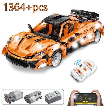 1:12 City Technic Series App RC/non-RC Motor Sports Car Building Blocks The MOC P1 SuperCar Racing Vehicle Bricks Toys For Kids
1:12 City Technic Series App RC/non-RC Motor Sports Car Building Blocks The MOC P1 SuperCar Racing Vehicle Bricks Toys For Kids