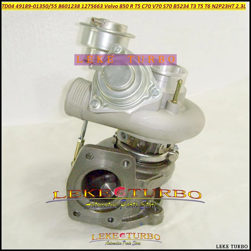 Turbo TD04 49189-01350 49189-01355 8601238 1275663 Turbocharger For Volvo 850 R T5 C70 V70 S70 B5234 T3 T5 T6 N2P23HT 2 (1)