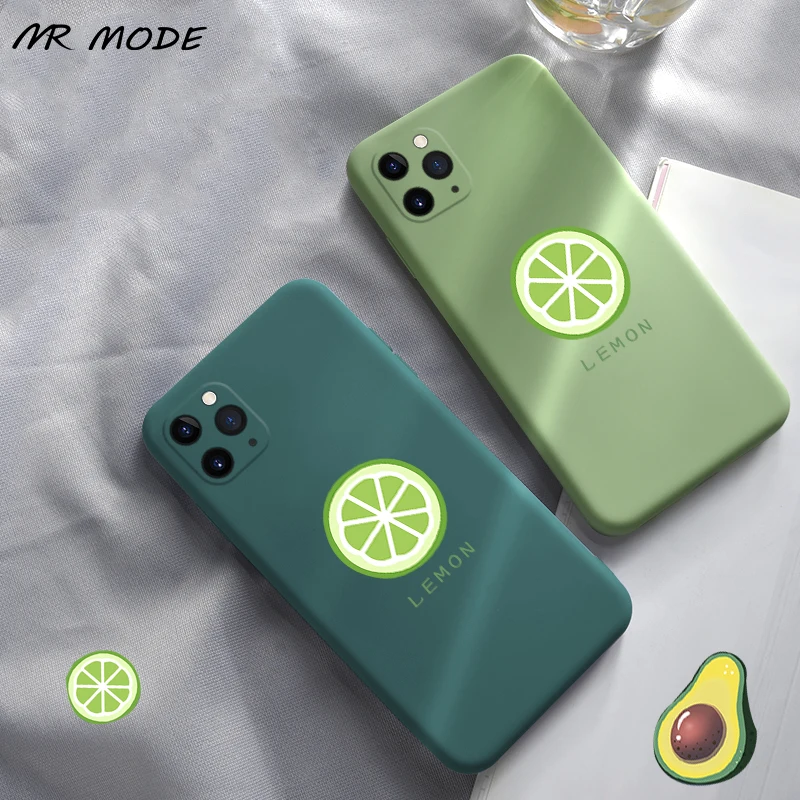 For iPhone 11 Luxury Camera Protection Silicone Cover Lemon Avocado Phone Case For iPhone 8 7 Plus X XS XR 11 Pro MAX Soft Cases
For iPhone 11 Luxury Camera Protection Silicone Cover Lemon Avocado Phone Case For iPhone 8 7 Plus X XS XR 11 Pro MAX Soft Cases