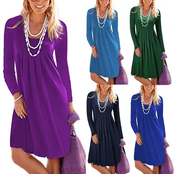 clothing OWLPRINCES 2018 New Winter Fashion Solid round-Neck Long-Sleeved Dress
clothing OWLPRINCES 2018 New Winter Fashion Solid round-Neck Long-Sleeved Dress