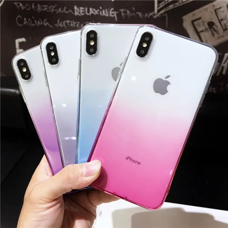 Crispyfish Gradient Transparent Soft TPU Silicone Case For iPhone 7 8 Plus Clear Cover Cases For iphone 6 6s X XR XS MAX Black Phone Case For 11 Por Max
Crispyfish Gradient Transparent Soft TPU Silicone Case For iPhone 7 8 Plus Clear Cover Cases For iphone 6 6s X XR XS MAX Black Phone Case For 11 Por Max