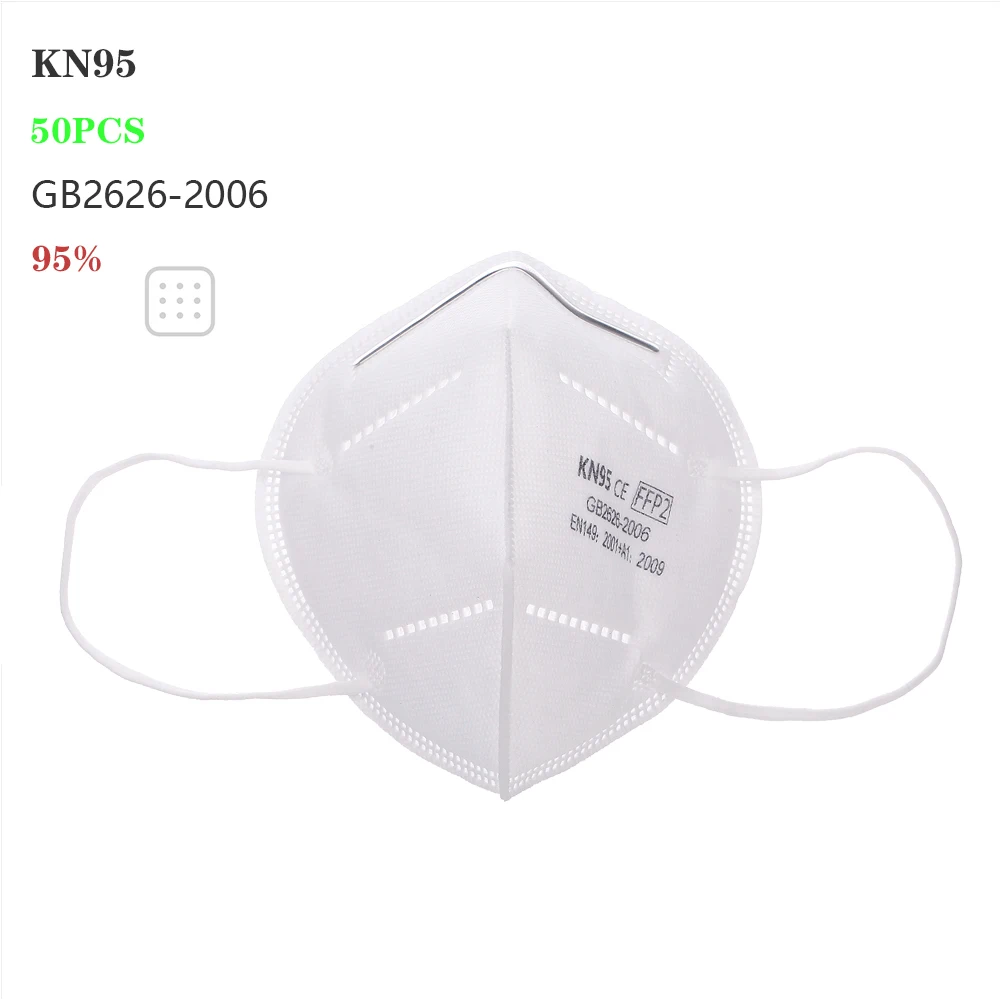 1/10/50PCS KN95 Mask Disposable Dustproof Non-Woven Fabrics Mouth Mask 95% Filtration Face Cover Safety Masks as 95N 94KF 2FFP
1/10/50PCS KN95 Mask Disposable Dustproof Non-Woven Fabrics Mouth Mask 95% Filtration Face Cover Safety Masks as 95N 94KF 2FFP