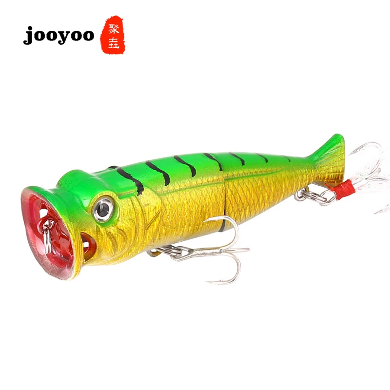 jooyoo Water Surface With Feather Popper Bait Creative Artificial Bionic Lures Hard Bait Two Section Popper Blood Tank Hook
jooyoo Water Surface With Feather Popper Bait Creative Artificial Bionic Lures Hard Bait Two Section Popper Blood Tank Hook