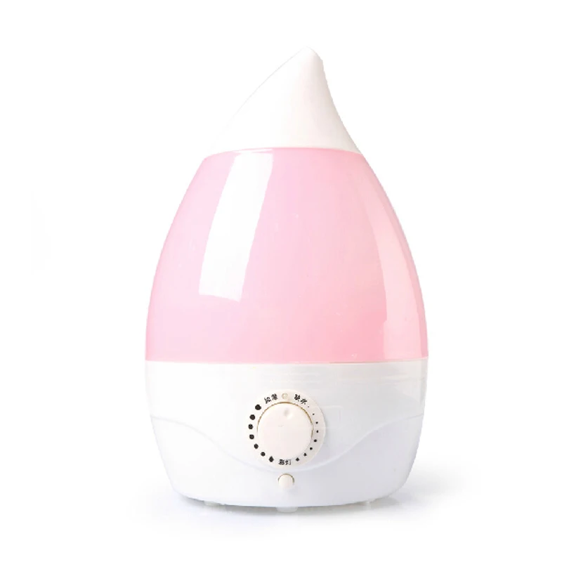 Humidificateur avec lumière LED, atomiseur domestique, vaporisateur de grand volume, brouillard muet, nébuliseur à ultrasons pour chambre et bureau, climatisation, 2L, 3L 3