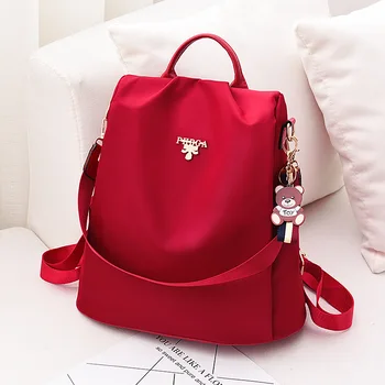 Backpack Women's Most New Style-Korean-style Canvas Bag Cloth Large Capacity Student School Bag Black Backpack
Backpack Women's Most New Style-Korean-style Canvas Bag Cloth Large Capacity Student School Bag Black Backpack