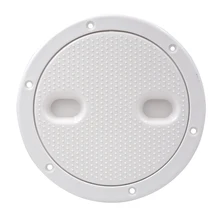 Plastic Marine Boat RV White Round 6" Access Hatch Cover Screw Out Deck Inspection Plate 
Plastic Marine Boat RV White Round 6" Access Hatch Cover Screw Out Deck Inspection Plate