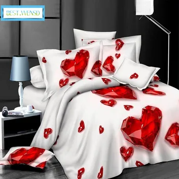 BEST.WENSD winter thickening 4pcs High quality Deluxe bedding LOVE Home textiles duvet cover housse de coquette- couvre lit
BEST.WENSD winter thickening 4pcs High quality Deluxe bedding LOVE Home textiles duvet cover housse de coquette- couvre lit