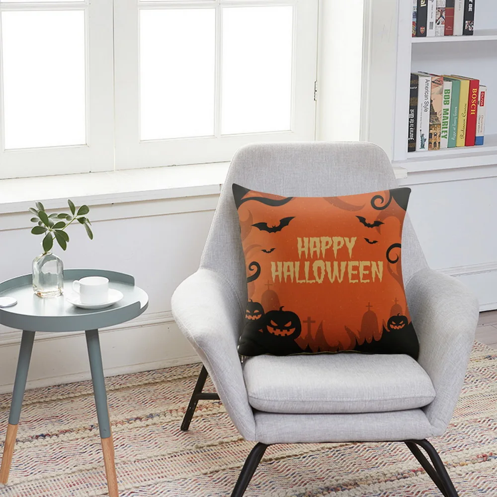 4 Pcs/Set Halloween Cushion Cover High Qulity Linen Throw Pillow Pumpkin Castle Printed Decorative Pillow Case For Sofa Bedroom
4 Pcs/Set Halloween Cushion Cover High Qulity Linen Throw Pillow Pumpkin Castle Printed Decorative Pillow Case For Sofa Bedroom