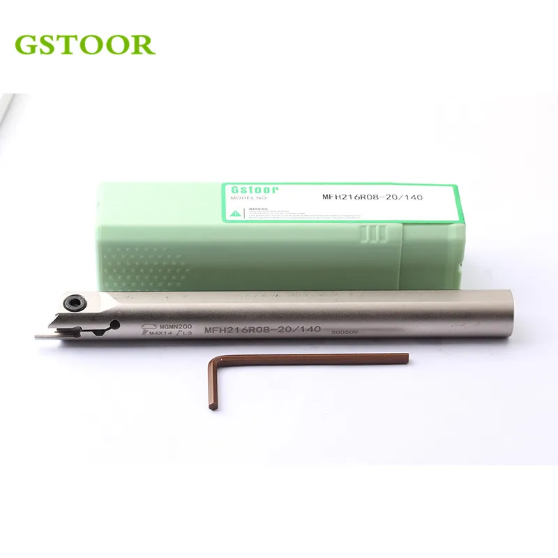 1PC MFH216R08 20/140 MFH216L08 CNC lathe Cutter Spring Steel Turning Tool Holder Internal Grooving For MGMN200 | Инструменты