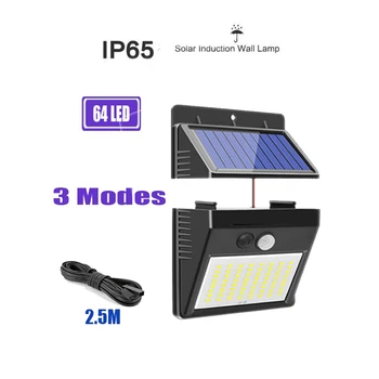 64/30 LEDs Solar light Solar Panel Power lamp PIR Motion Sensor Path light Street Porch Security Outdoor Waterproof Wall Lamps o
64/30 LEDs Solar light Solar Panel Power lamp PIR Motion Sensor Path light Street Porch Security Outdoor Waterproof Wall Lamps o