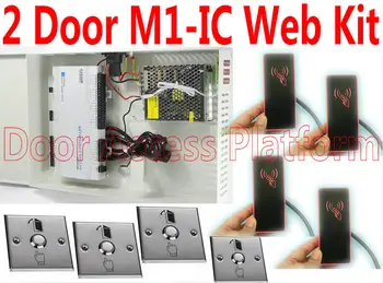2 Door MF IC Card Enter+IC Card Exit IP Door Kit Anti Pass back Controller Web server+TCP/IP Network For Office/Factory controls
2 Door MF IC Card Enter+IC Card Exit IP Door Kit Anti Pass back Controller Web server+TCP/IP Network For Office/Factory controls