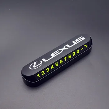 Car Styling Temporary Parking Card Phone Number Card Plate Park Stop For Lexus ES300 RX330 RX300 GS300 IS250 IS200 CT200h NX RX
Car Styling Temporary Parking Card Phone Number Card Plate Park Stop For Lexus ES300 RX330 RX300 GS300 IS250 IS200 CT200h NX RX