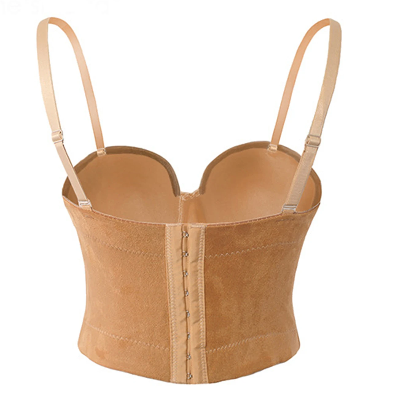 SXTHAENOO Mesh Push Up Bralet Womens Corset Bustier Bra Night Club Party Cropped Top Vest Plus Size