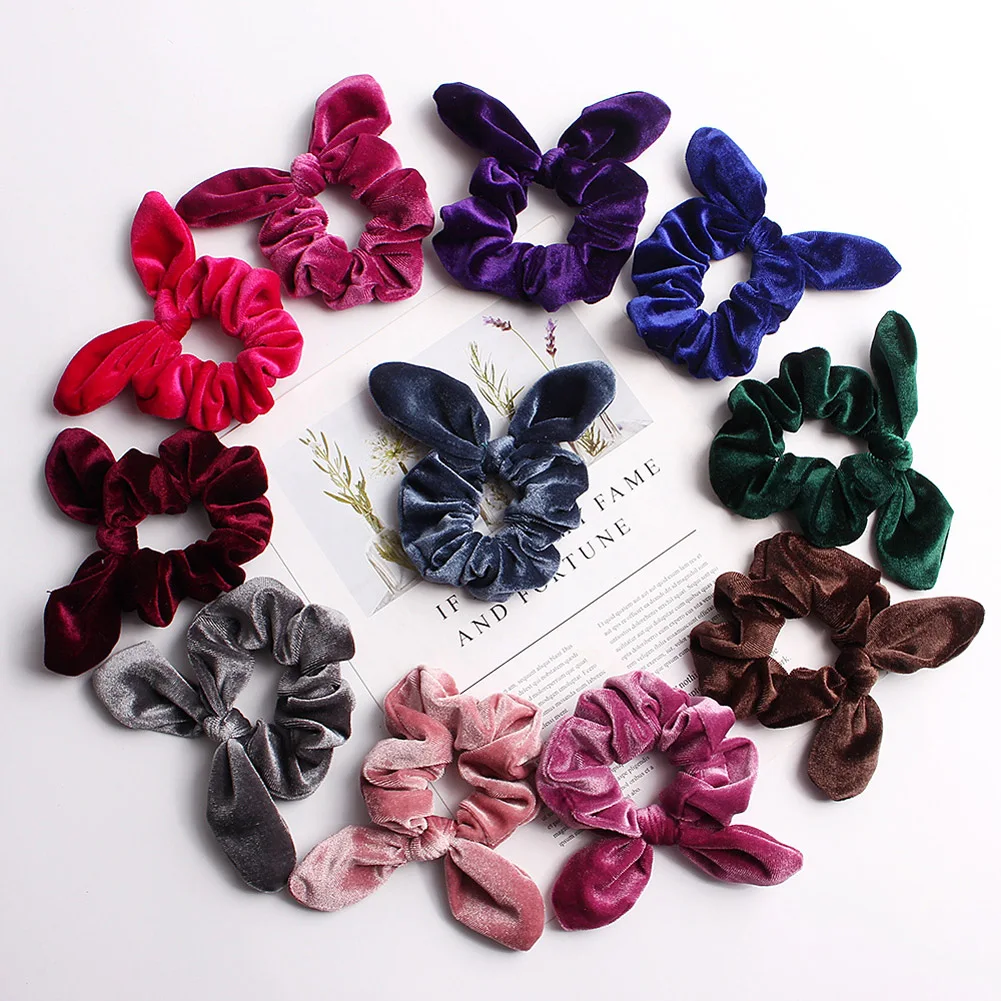 1PC Solid Scrunchies Girls Velvet Hair Tie Women Bunny Cute Rabbit Ear Elastic Hair band Hair Rope Gum for Girls Ponytail Holder
1PC Solid Scrunchies Girls Velvet Hair Tie Women Bunny Cute Rabbit Ear Elastic Hair band Hair Rope Gum for Girls Ponytail Holder