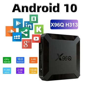 X96Q Smart TV Box Android 10 Allwinner H313 X96 Quad Core Set Top Box Support 4K Netflix Youtube 2GB 16GB Media Player iptv box
X96Q Smart TV Box Android 10 Allwinner H313 X96 Quad Core Set Top Box Support 4K Netflix Youtube 2GB 16GB Media Player iptv box