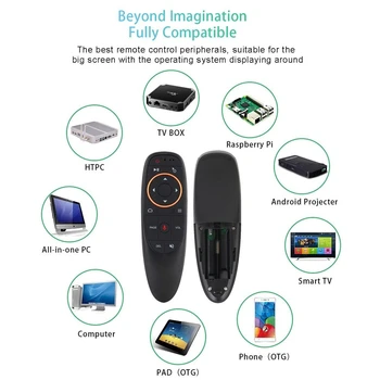 G10 2.4GHz Wireless Air Mouse With USB Receiver Gyroscope Voice Control
G10 2.4GHz Wireless Air Mouse With USB Receiver Gyroscope Voice Control