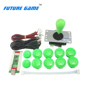 Hot Sell Zero Delay Arcade Cabinet Kit For DIY With Light Green Button and Joystick
Hot Sell Zero Delay Arcade Cabinet Kit For DIY With Light Green Button and Joystick