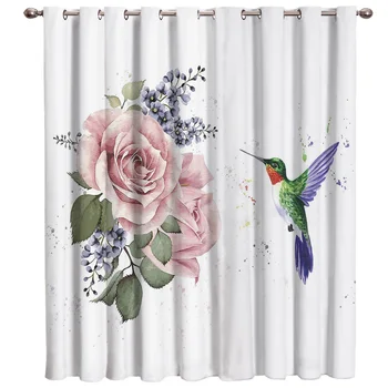 The Hummingbird Flew To The Petal Floral Fabric Kids Window Treatment Hardware Sets Curtains for the Kitchen Living Room
The Hummingbird Flew To The Petal Floral Fabric Kids Window Treatment Hardware Sets Curtains for the Kitchen Living Room