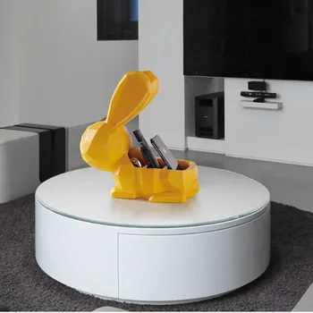 Geometric Cute Rabbit Storage Box Statue Animal Art Sculpture Resin Entrance Entryway Key Storage Decorations Ornaments R2528
Geometric Cute Rabbit Storage Box Statue Animal Art Sculpture Resin Entrance Entryway Key Storage Decorations Ornaments R2528
