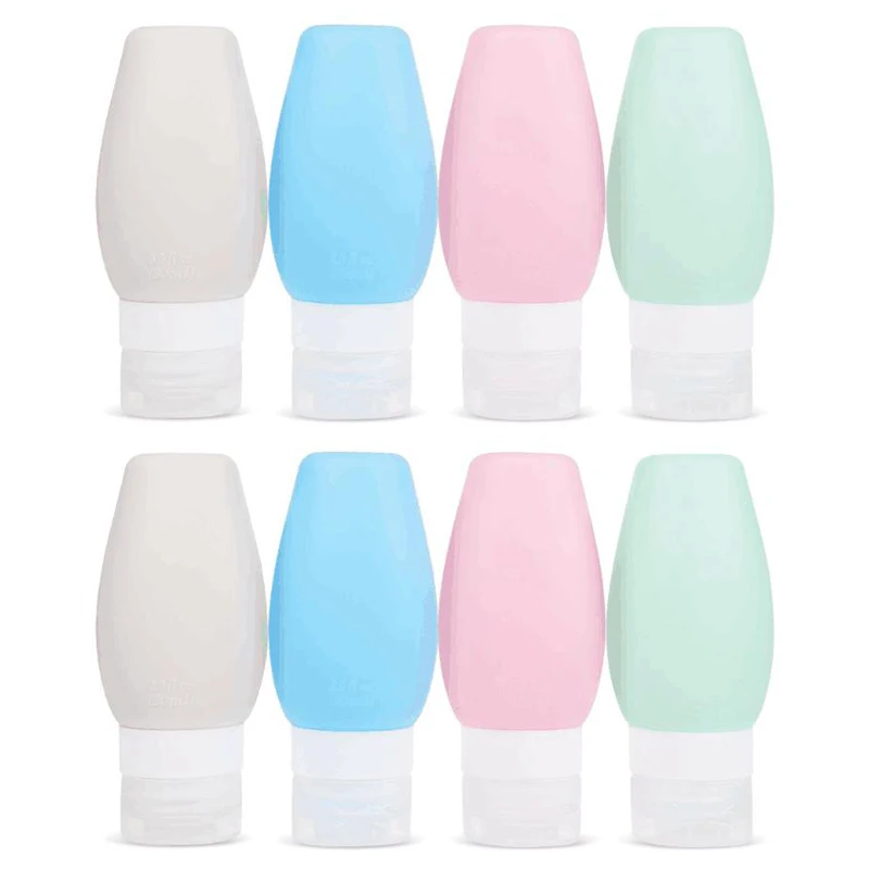 Leakproof Travel Bottle Set, 8 Pieces 90Ml Multicolor Silicone Squeeze Refillable Container Tube Suitable for Carry-On Luggage L
Leakproof Travel Bottle Set, 8 Pieces 90Ml Multicolor Silicone Squeeze Refillable Container Tube Suitable for Carry-On Luggage L