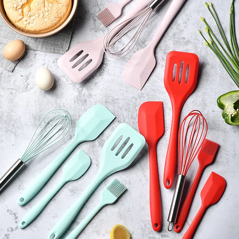 5 Pcs/Set Food Grade Non Stick Butter Cooking Silicone Spatula Set Cookie Pastry Scraper Cake Baking Spatula Silicone Spatula
5 Pcs/Set Food Grade Non Stick Butter Cooking Silicone Spatula Set Cookie Pastry Scraper Cake Baking Spatula Silicone Spatula