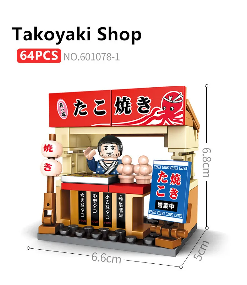 SEMBO Blocks Mini City Street Food Sushi Shop Store MOC Building Blocks Kids Educational Toys for Girl Boy Gift Juguetes Bloques SEMBO Blocks Mini City Street Food Sushi Shop Store MOC Building Blocks Kids Educational Toys for Girl Boy Gift Juguetes Bloques