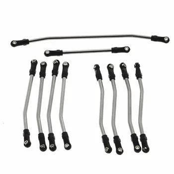 Link Tie Rod Linkage Stainless Steel Bending Pull Rod for Axial 90018/ 90020/ 90031/ 90045 /90056 Remote Control Car Accessories
Link Tie Rod Linkage Stainless Steel Bending Pull Rod for Axial 90018/ 90020/ 90031/ 90045 /90056 Remote Control Car Accessories
