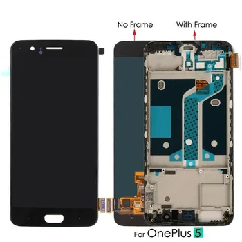 100% AMOLED For OnePlus 5 LCD Touch Screen Digitizer Assembly For Oneplus 5 Display withFrame Replacement 1+5 Screen A5000 LCD
100% AMOLED For OnePlus 5 LCD Touch Screen Digitizer Assembly For Oneplus 5 Display withFrame Replacement 1+5 Screen A5000 LCD